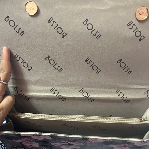 Bolsa floral print bag with soft wire handles ! - Picture 8 of 8